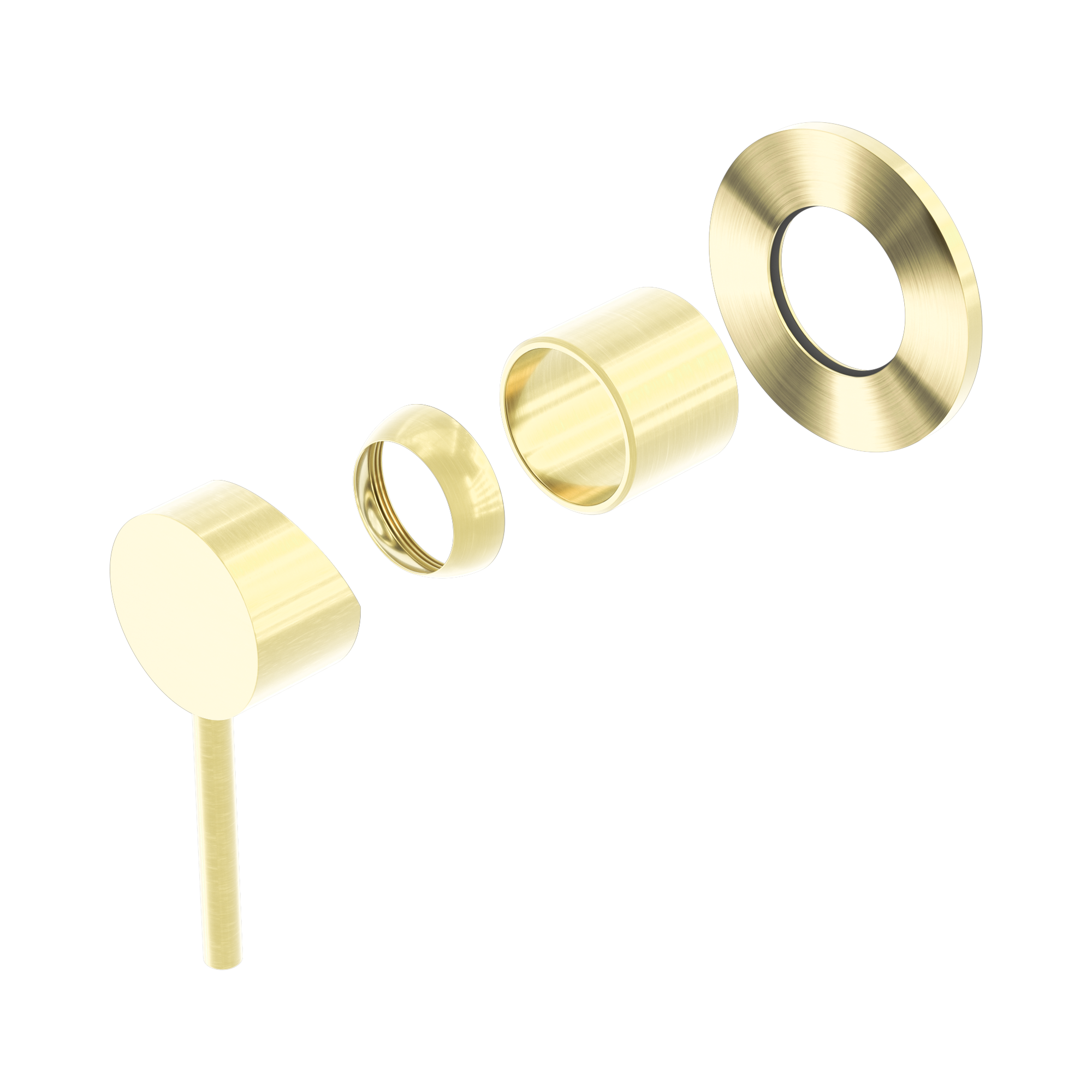 Nero Dolce Wall/Shower Mixer Trim Kits Only, Brushed Gold