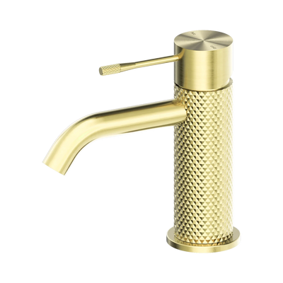 Nero Opal Basin Mixer, Brushed Gold
