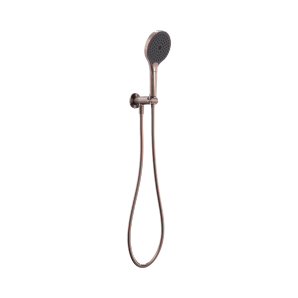 Nero Opal Shower On Bracket With Air Shower II, Brushed Bronze