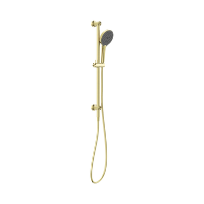 Nero Opal Shower Rail With Air Shower II, Brushed Gold