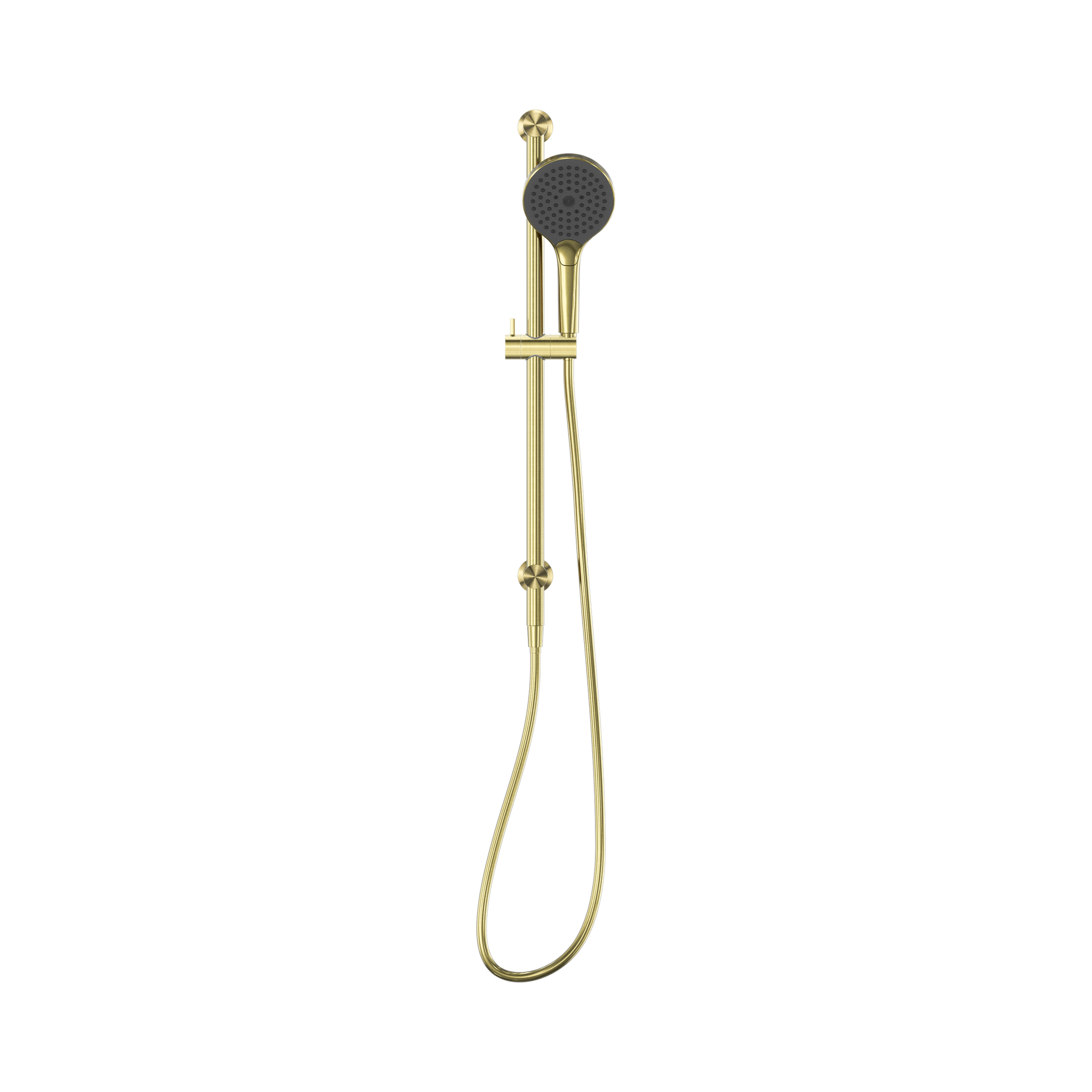 Nero Opal Shower Rail With Air Shower II, Brushed Gold