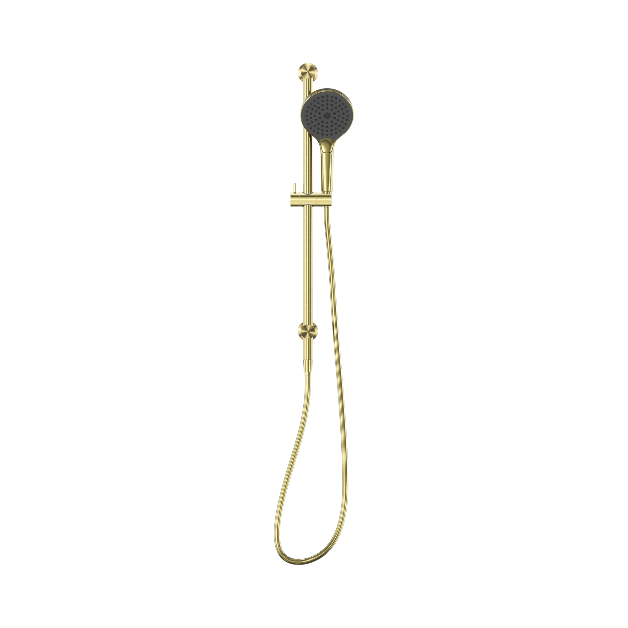Nero Opal Shower Rail With Air Shower II, Brushed Gold