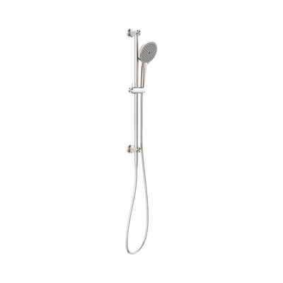 Nero Opal Shower Rail With Air Shower II, Brushed Nickel