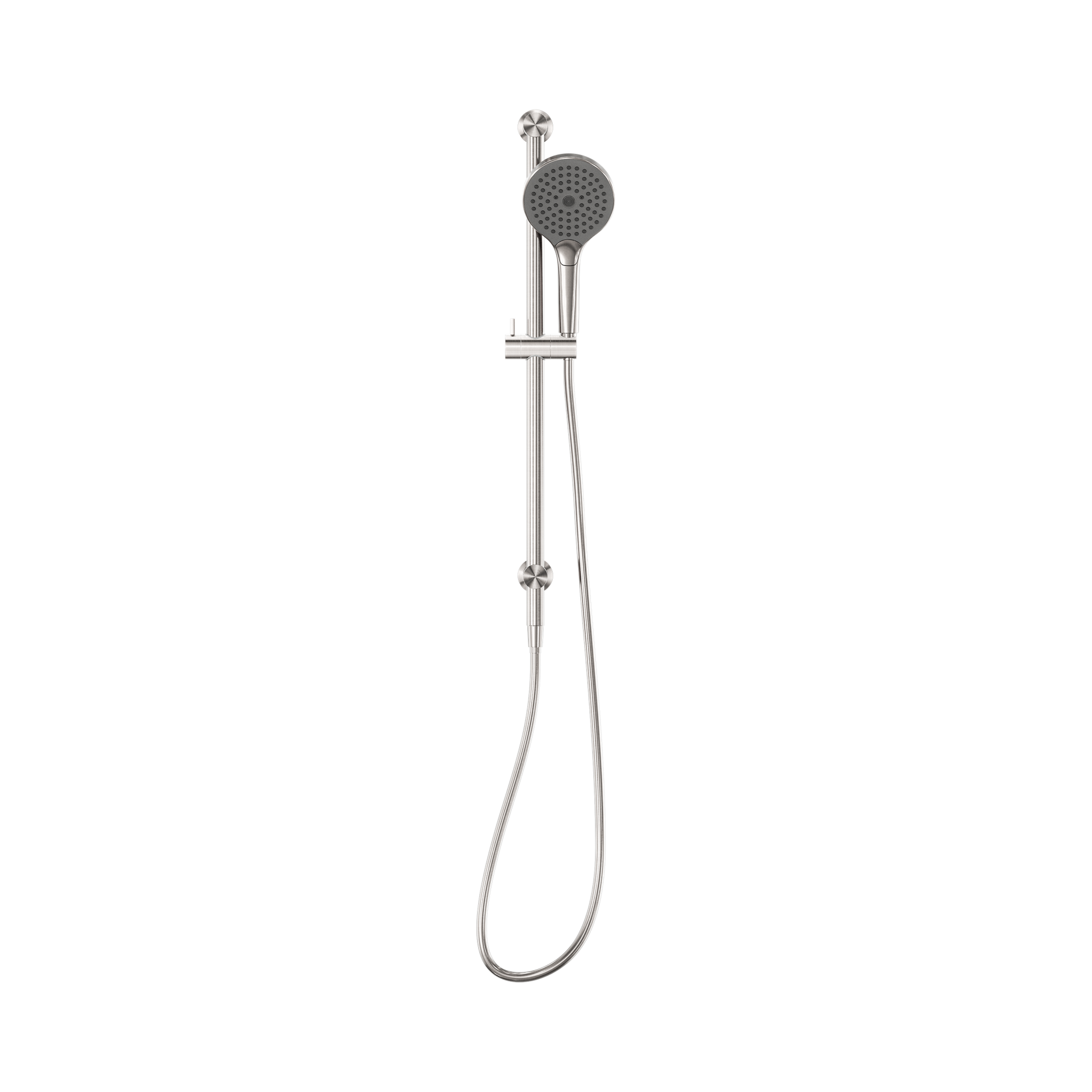Nero Opal Shower Rail With Air Shower II, Brushed Nickel