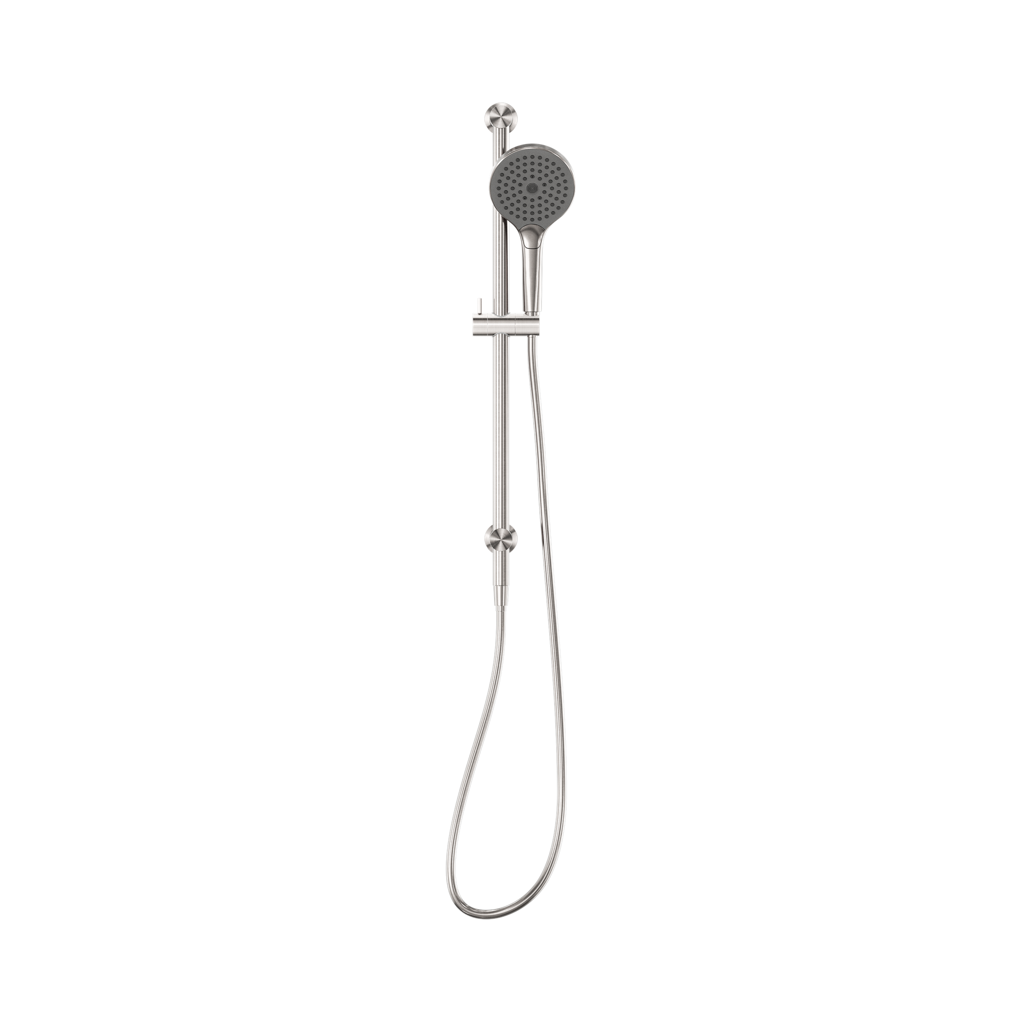 Nero Opal Shower Rail With Air Shower II, Brushed Nickel