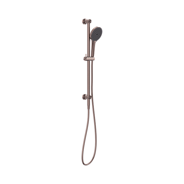 Nero Opal Shower Rail With Air Shower II, Brushed Bronze