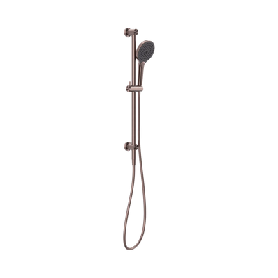 Nero Opal Shower Rail With Air Shower II, Brushed Bronze
