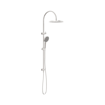 Nero Opal Twin Shower With Air Shower II, Brushed Nickel