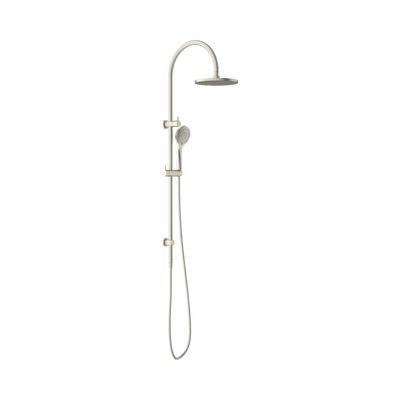 Nero Opal Twin Shower With Air Shower, Brushed Nickel