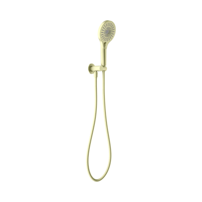 Nero Opal Shower On Bracket, Brushed Gold