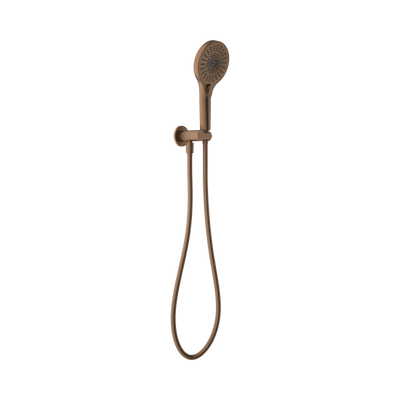 Nero Opal Shower On Bracket, Brushed Bronze