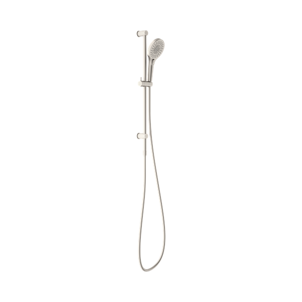 Nero Opal Shower Rail, Brushed Nickel