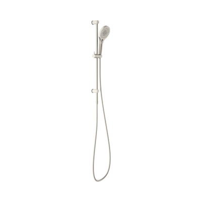 Nero Opal Shower Rail, Brushed Nickel