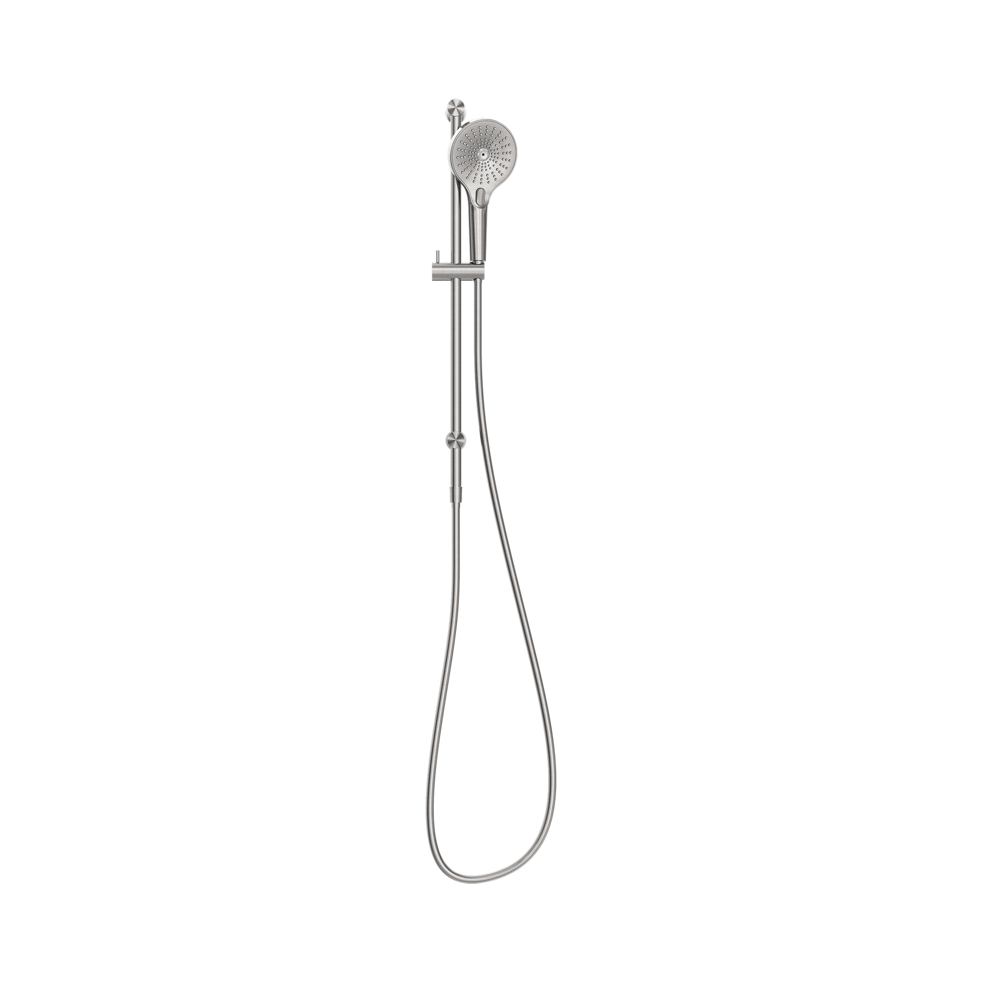 Nero Opal Shower Rail, Brushed Nickel
