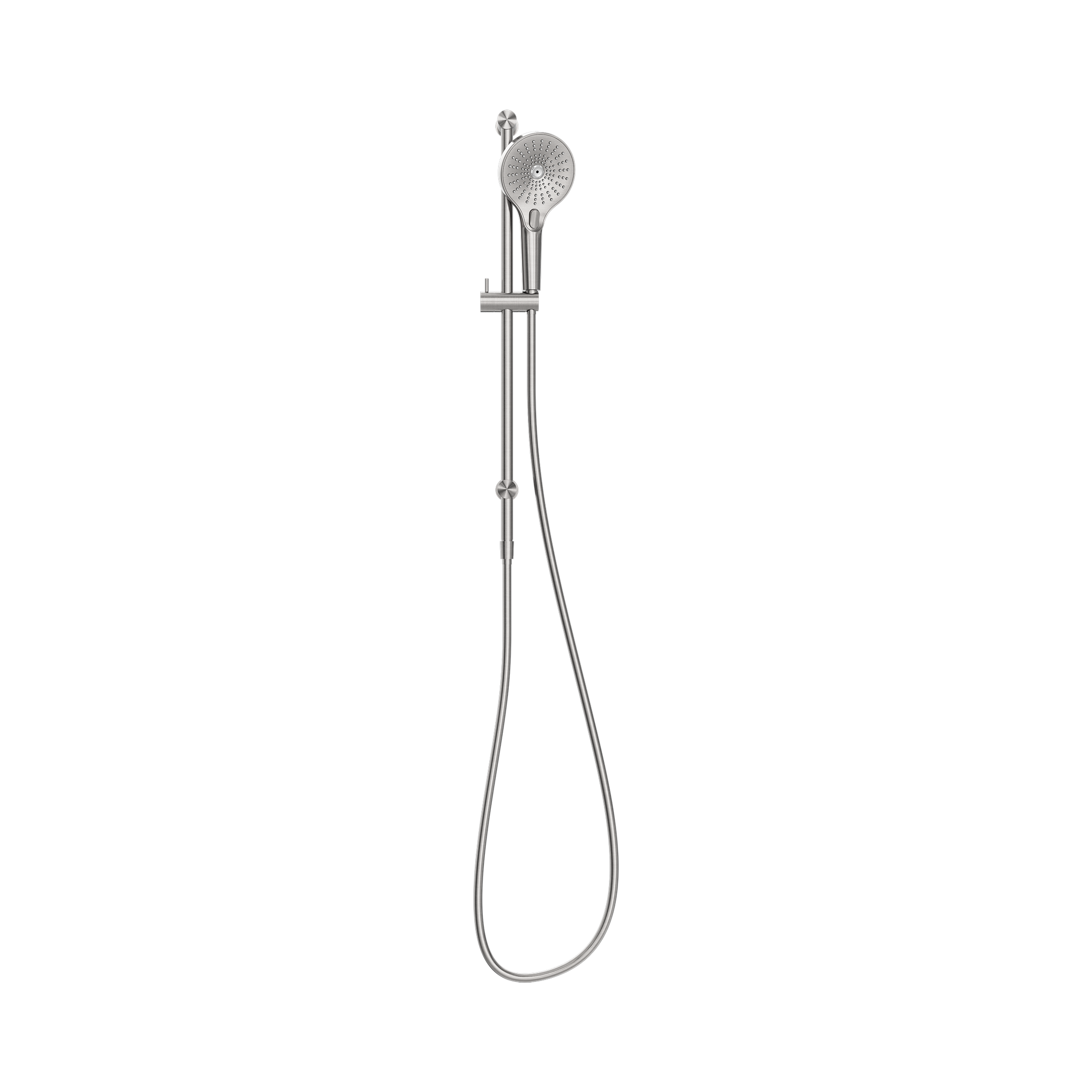 Nero Opal Shower Rail, Brushed Nickel