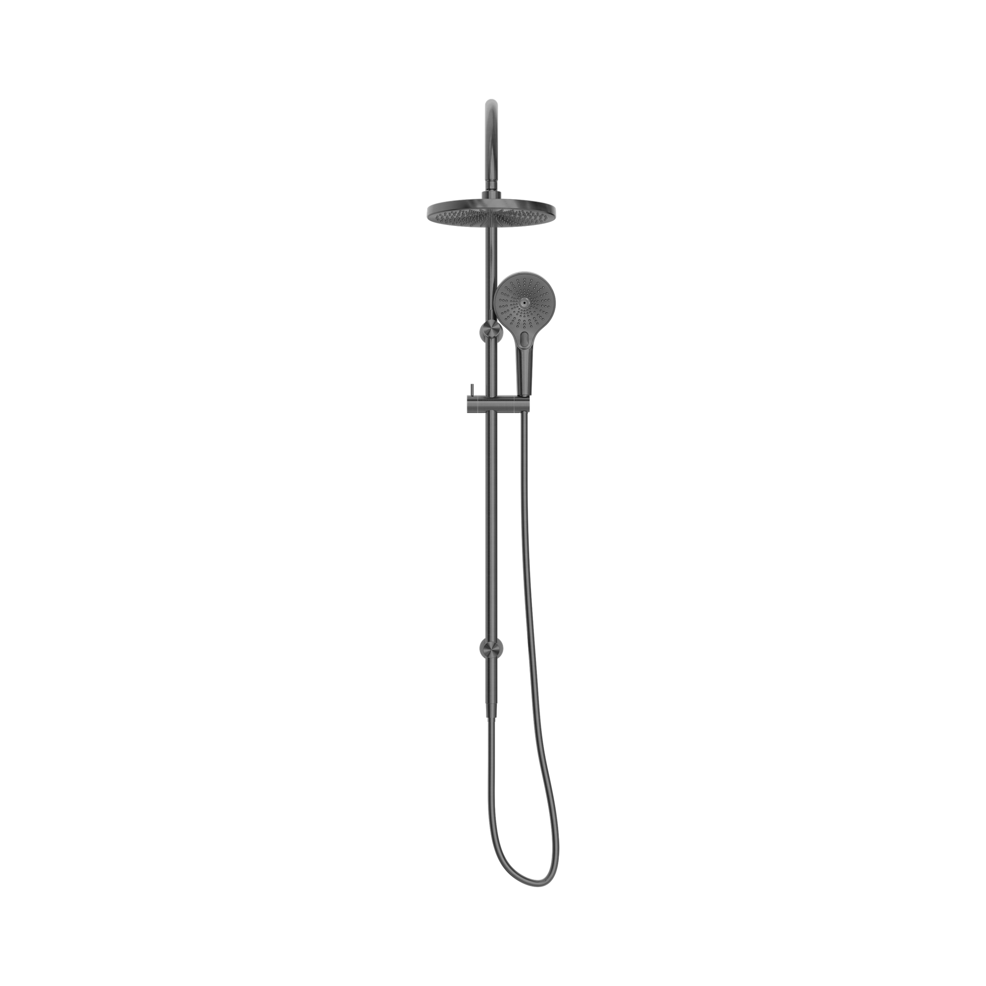 Nero Opal Twin Shower, Graphite