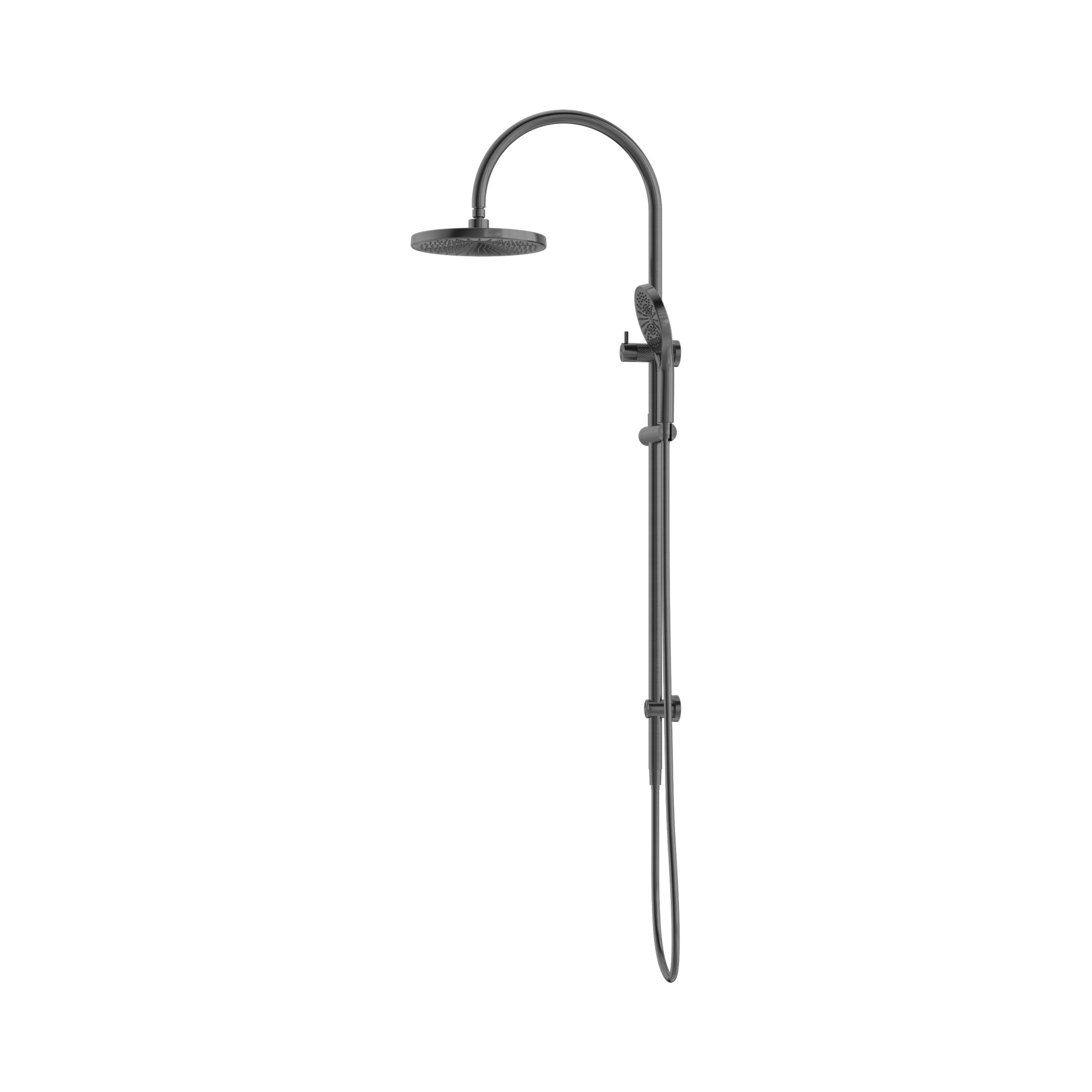 Nero Opal Twin Shower, Graphite