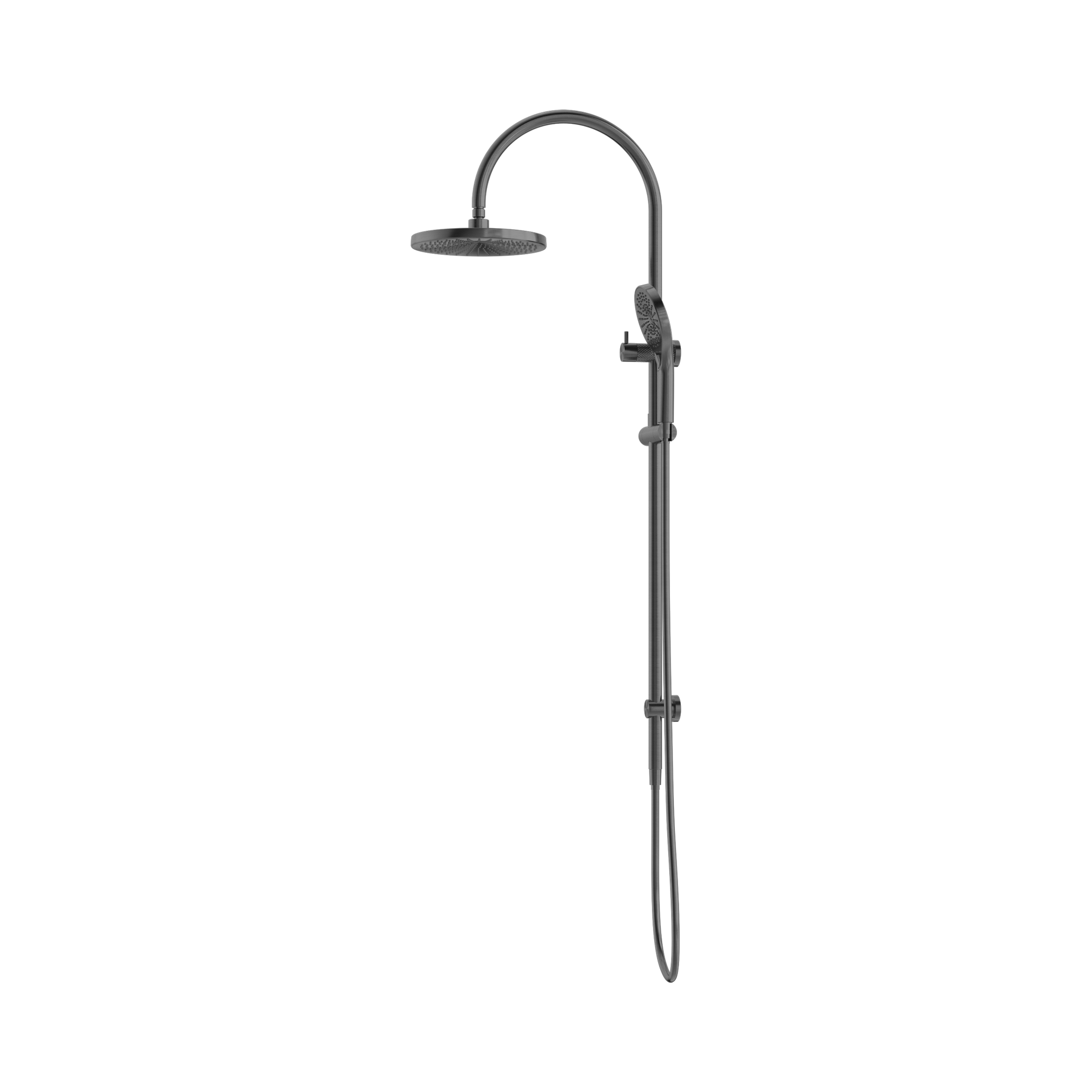 Nero Opal Twin Shower, Graphite