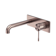 Nero Opal Wall Mixer Set 160mm, Brushed Bronze