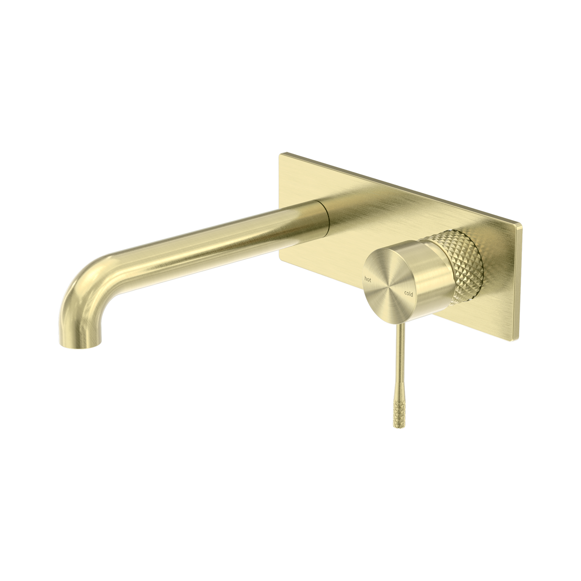 Nero Opal Wall Mixer Set 260mm, Brushed Gold