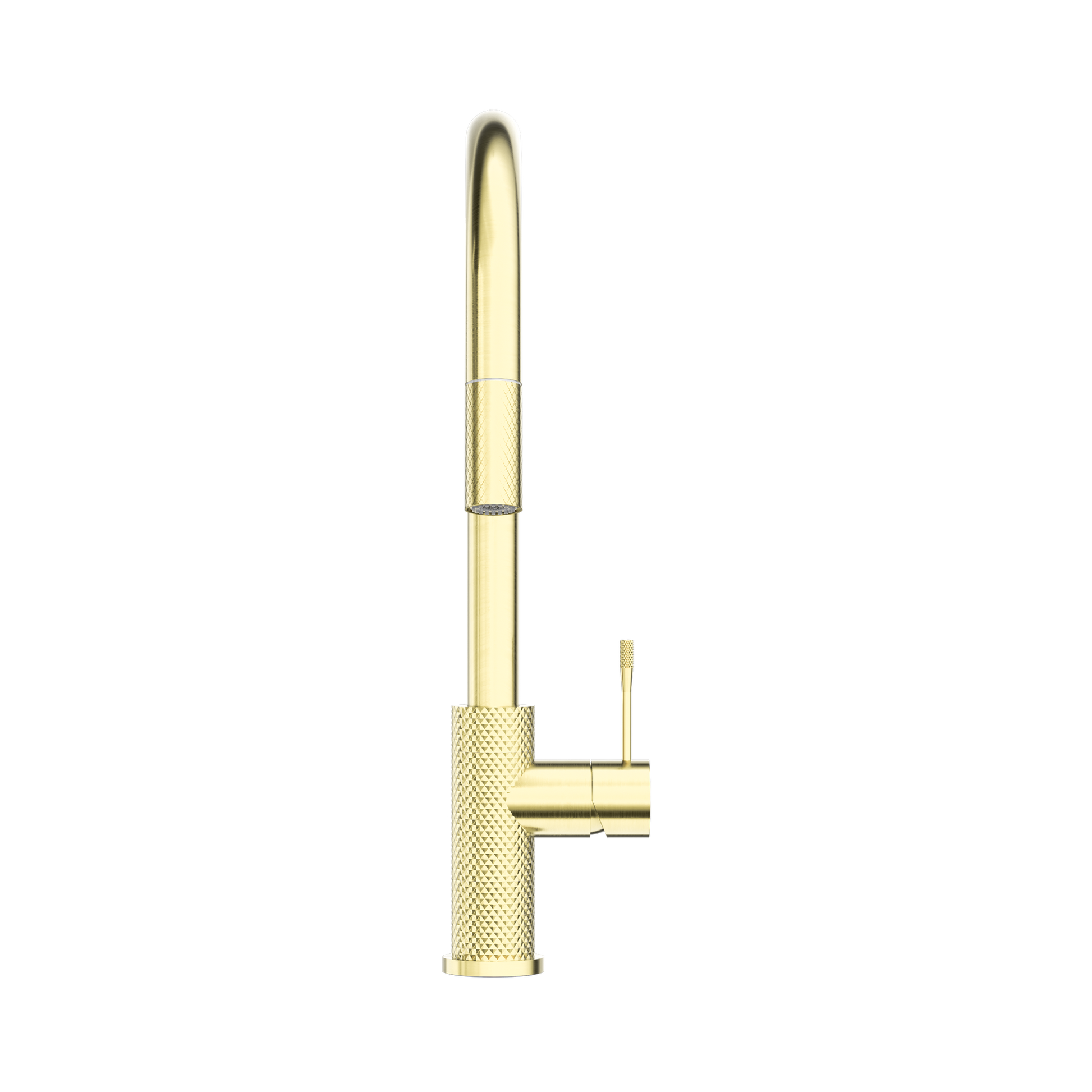 Nero Opal Pull Out Sink Mixer With Vegie Spray Function, Brushed Gold