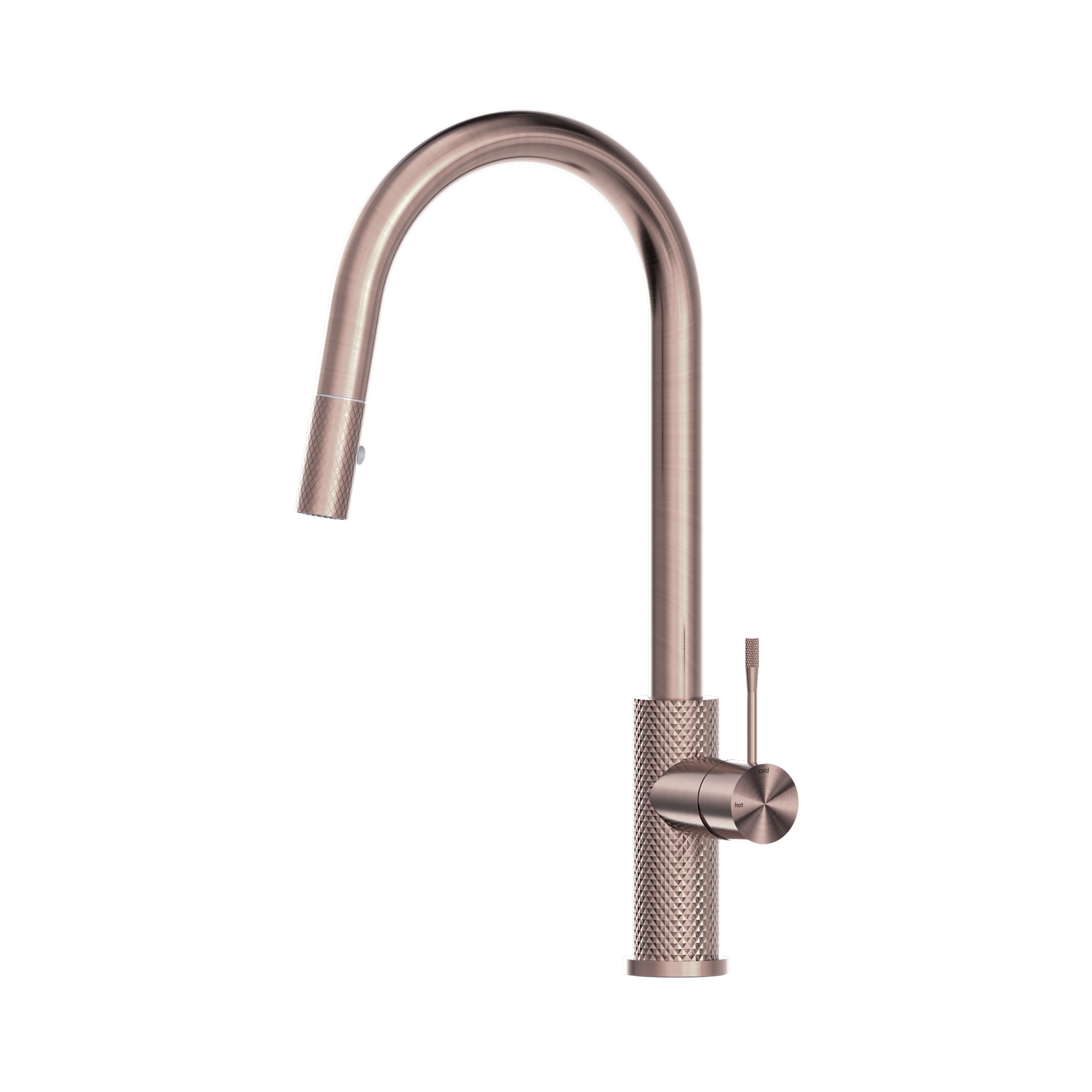Nero Opal Pull Out Sink Mixer With Vegie Spray Function, Brushed Bronze