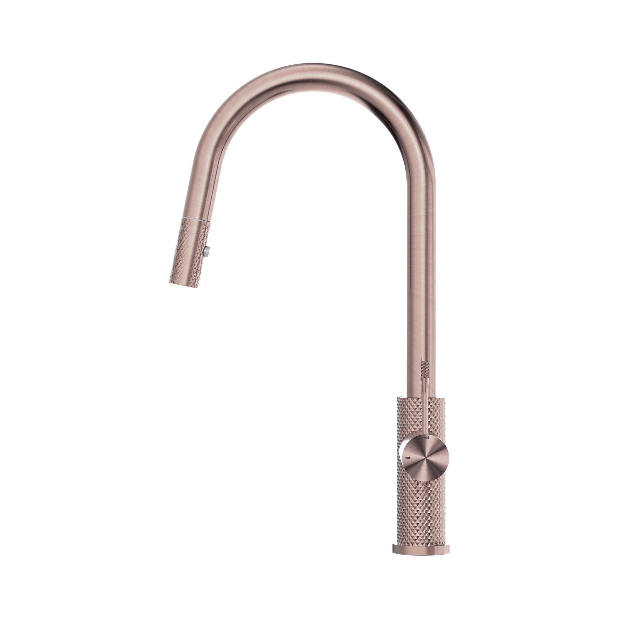 Nero Opal Pull Out Sink Mixer With Vegie Spray Function, Brushed Bronze