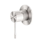 Nero Opal Wall/Shower Mixer 80mm Plate, Brushed Nickel