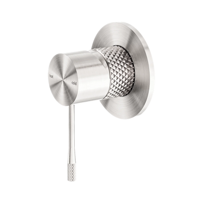Nero Opal Shower Mixer 80mm Plate, Brushed Nickel
