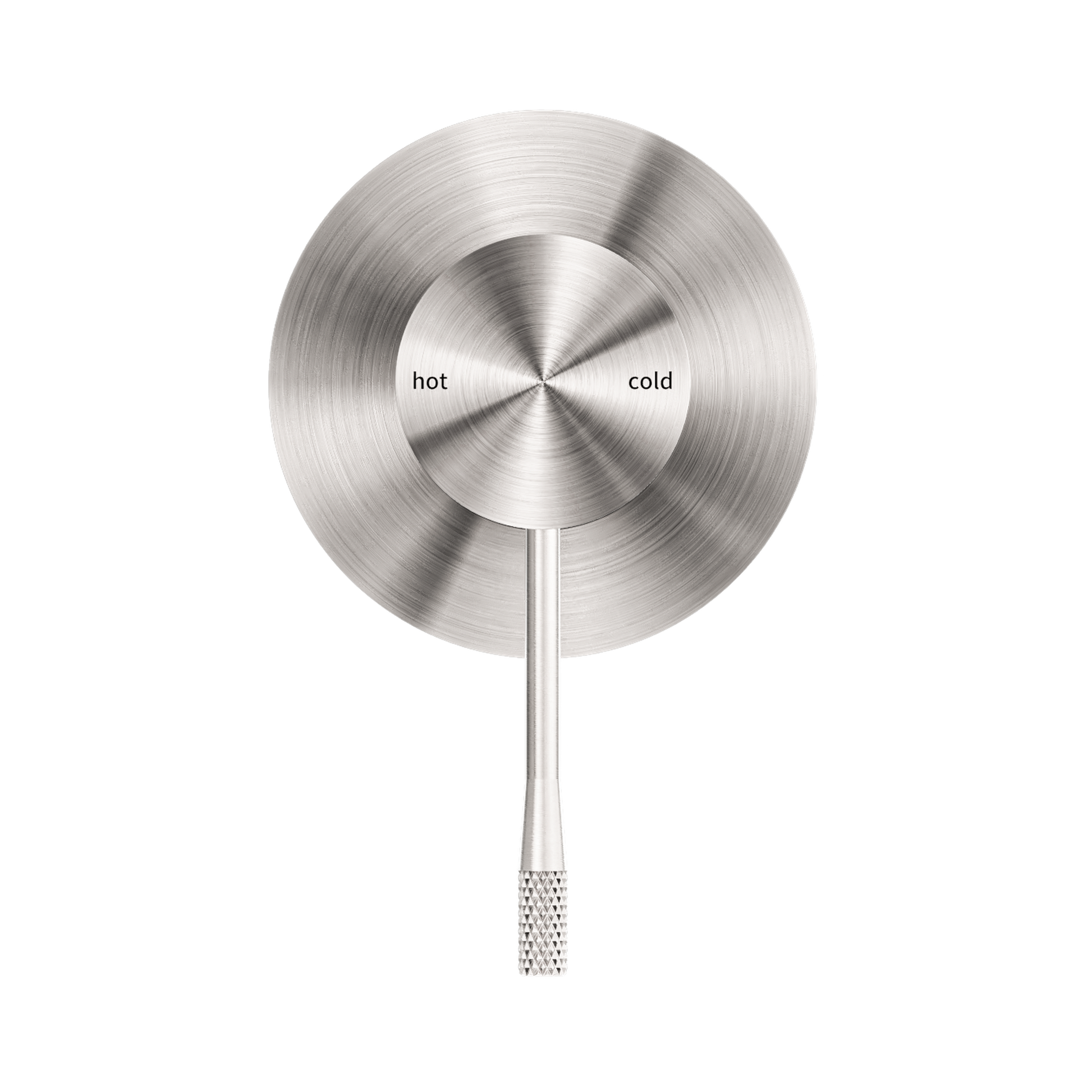 Nero Opal Wall/Shower Mixer 80mm Plate, Brushed Nickel
