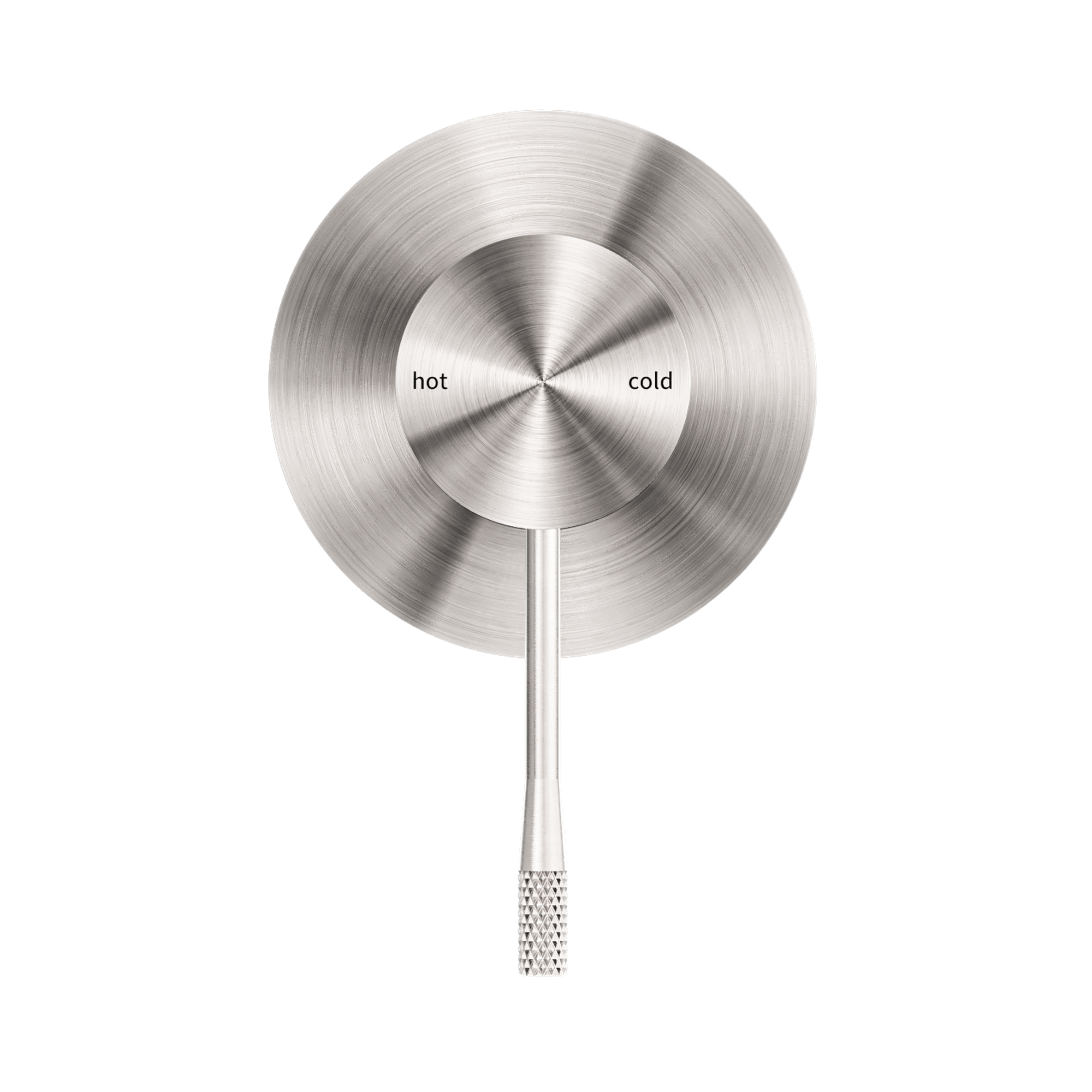 Nero Opal Wall/Shower Mixer 80mm Plate, Brushed Nickel