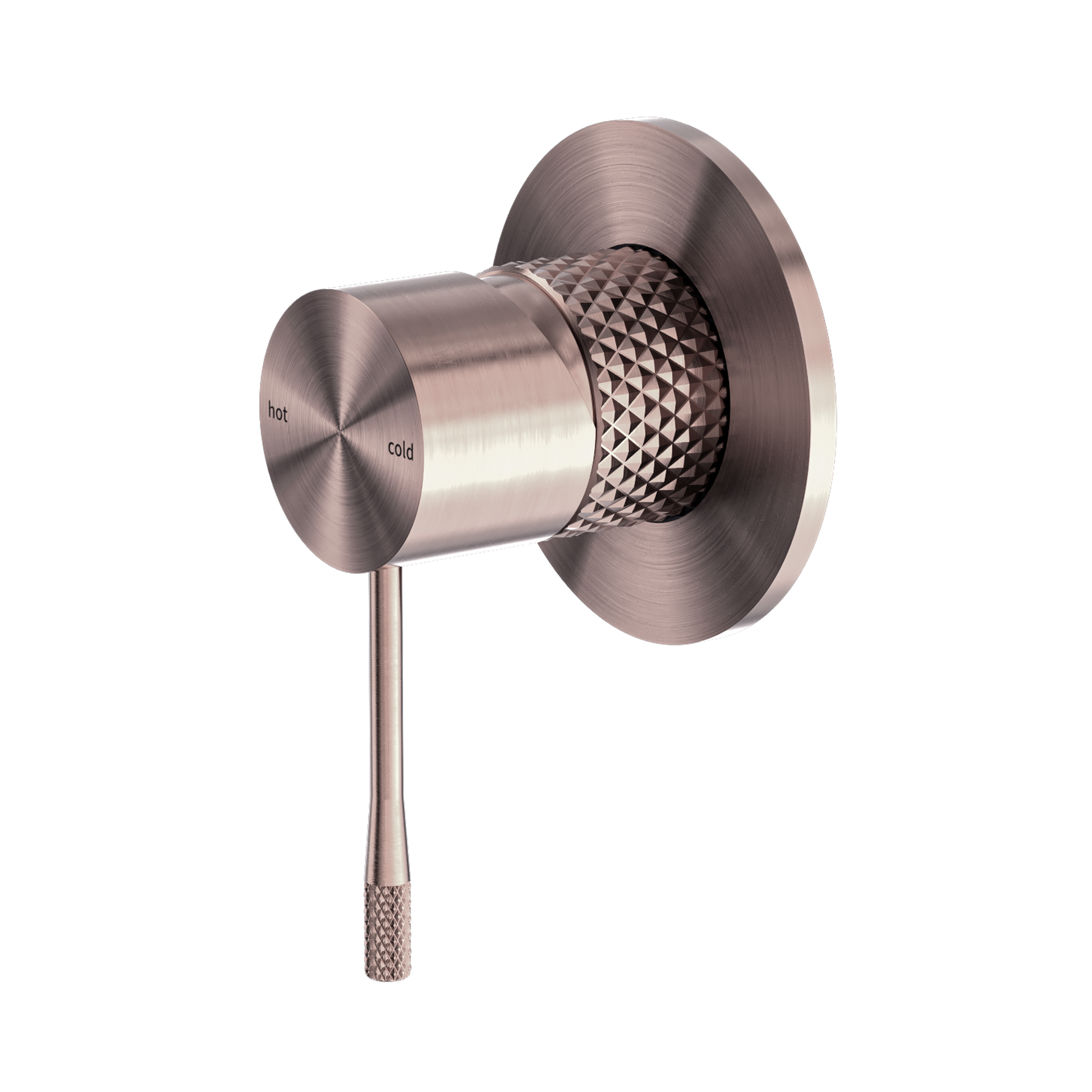 Nero Opal Wall/Shower Mixer 80mm Plate, Brushed Bronze
