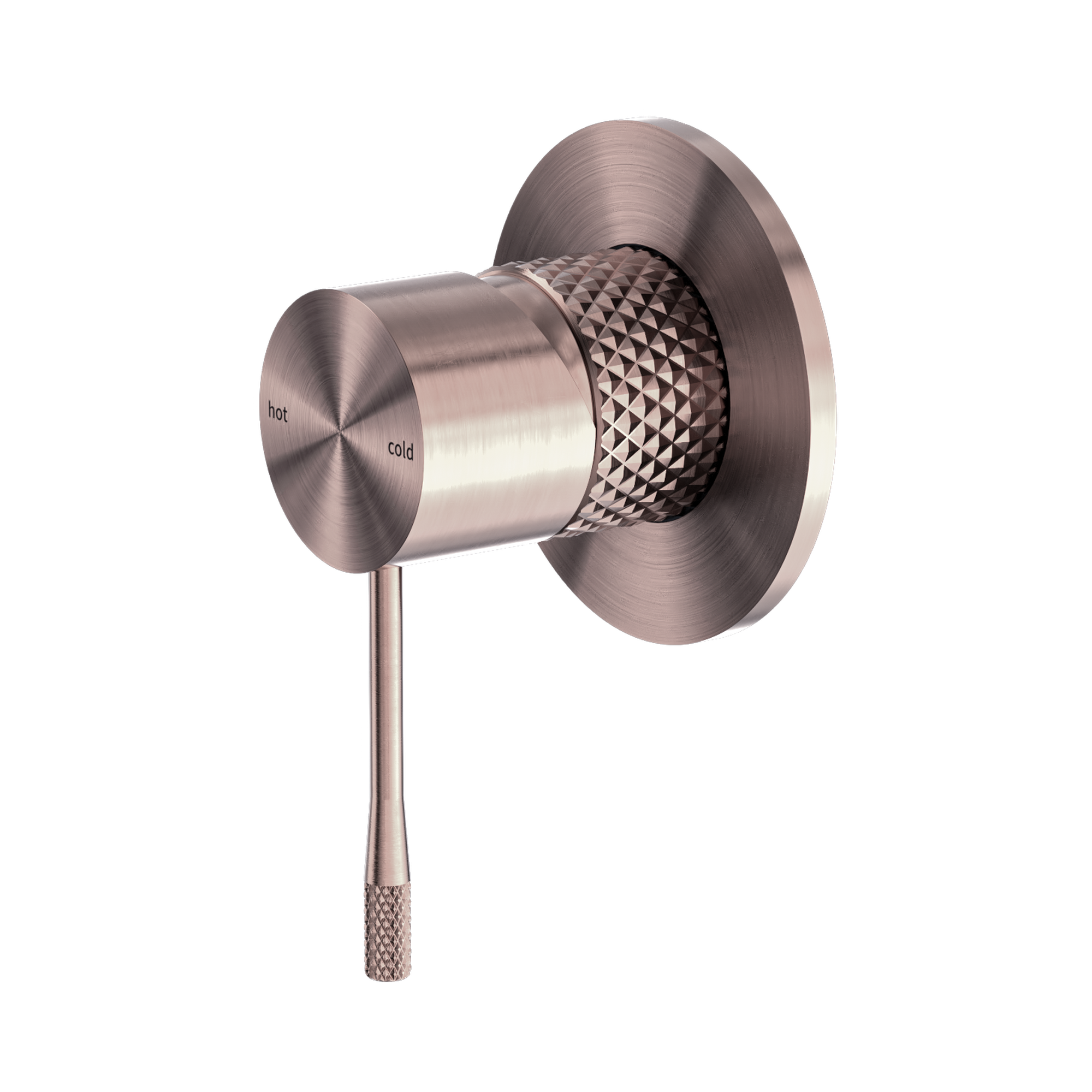 Nero Opal Wall/Shower Mixer 80mm Plate, Brushed Bronze