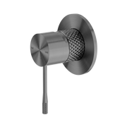 Nero Opal Wall/Shower Mixer 80mm Plate, Graphite
