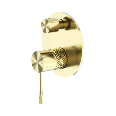 Nero Opal Shower Mixer With Diverter, Brushed Gold