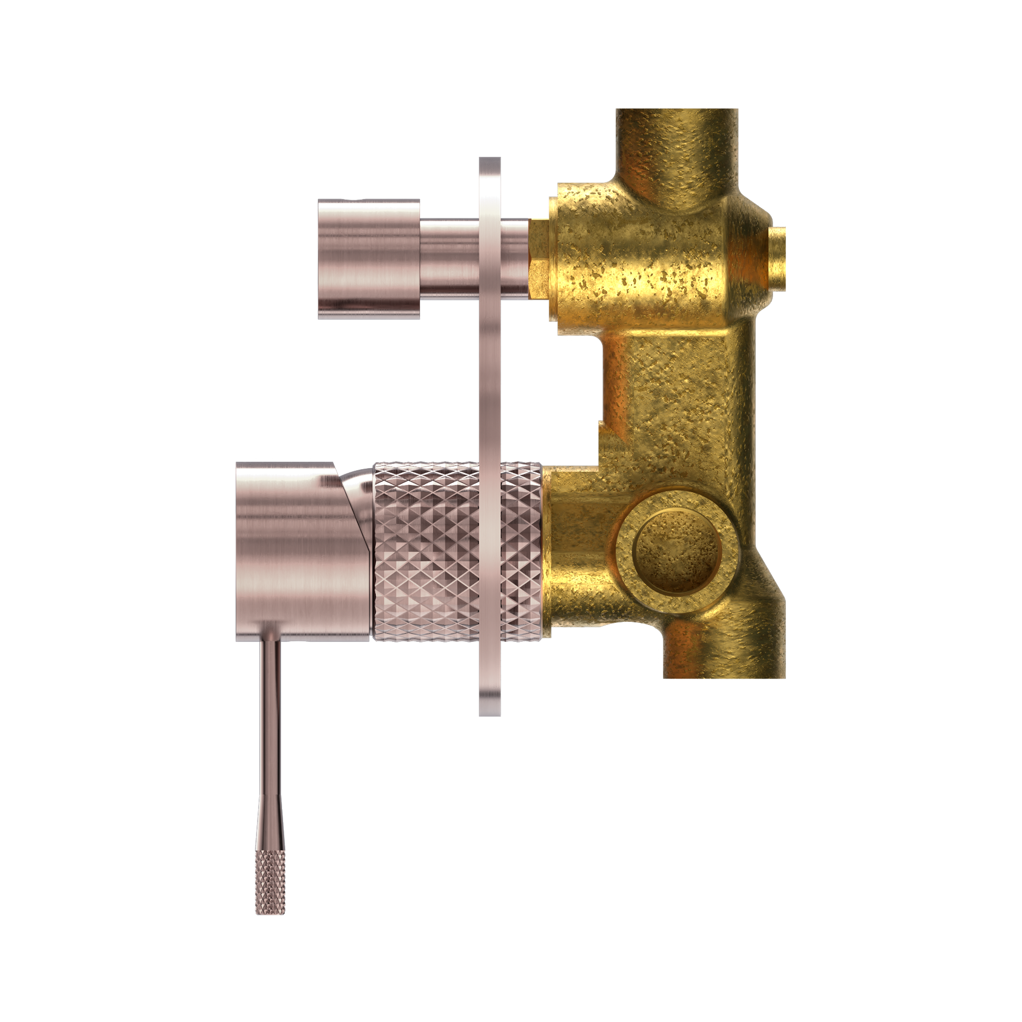 Nero Opal Diverter Mixer, Brushed Bronze