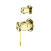 Nero Opal Diverter Mixer Separate Plate, Brushed Gold