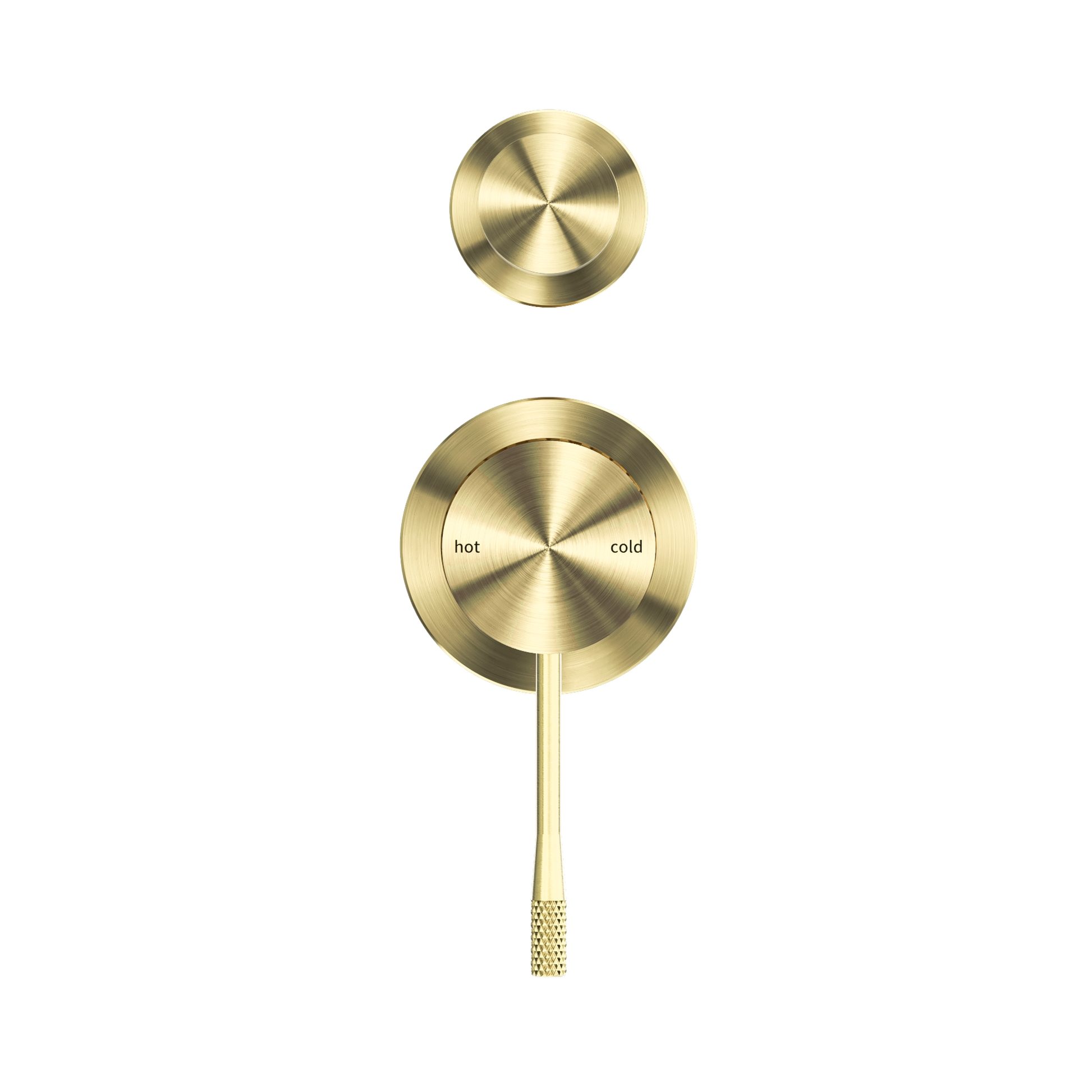 Nero Opal Diverter Mixer Separate Plate, Brushed Gold