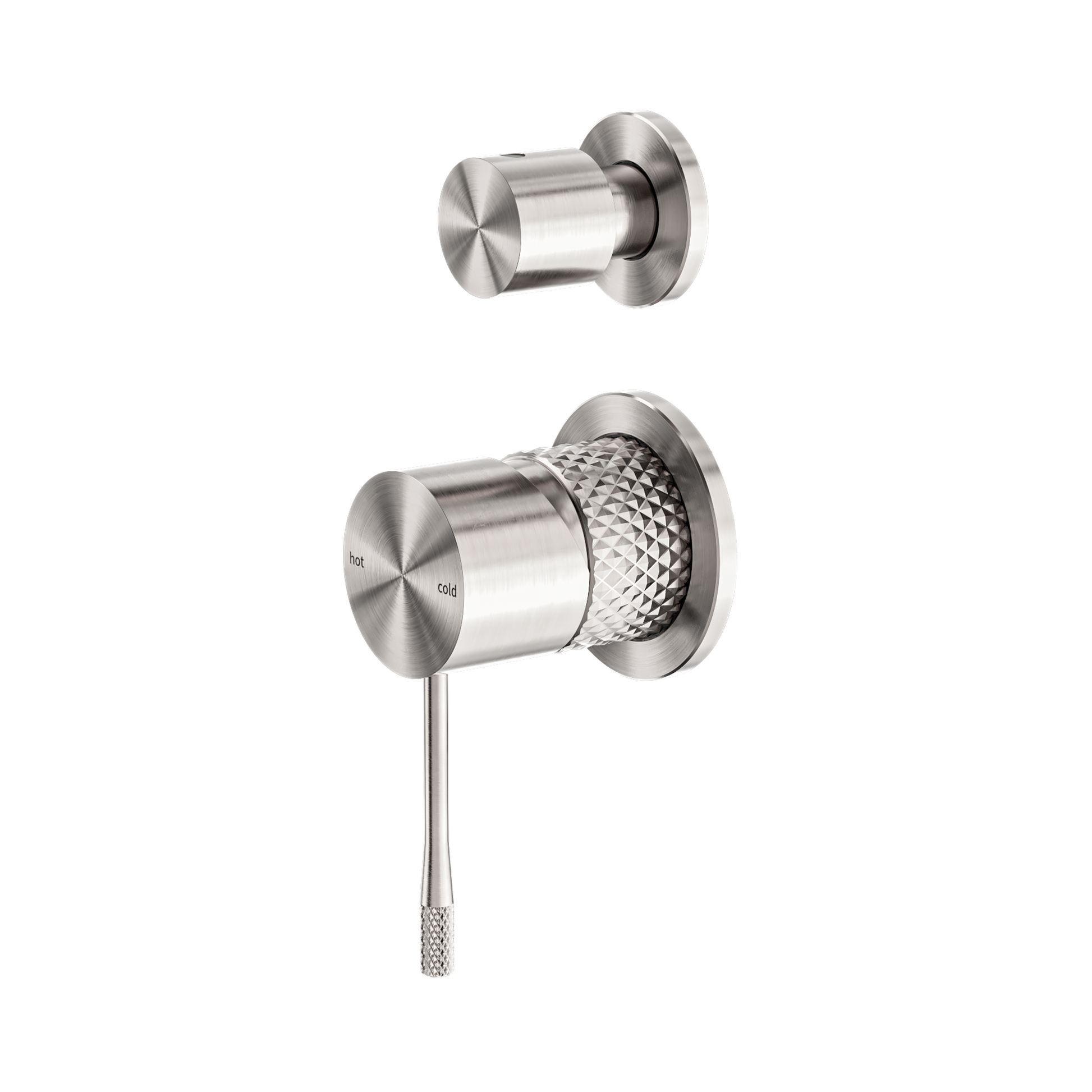 Nero Opal Diverter Mixer Separate Plate, Brushed Nickel
