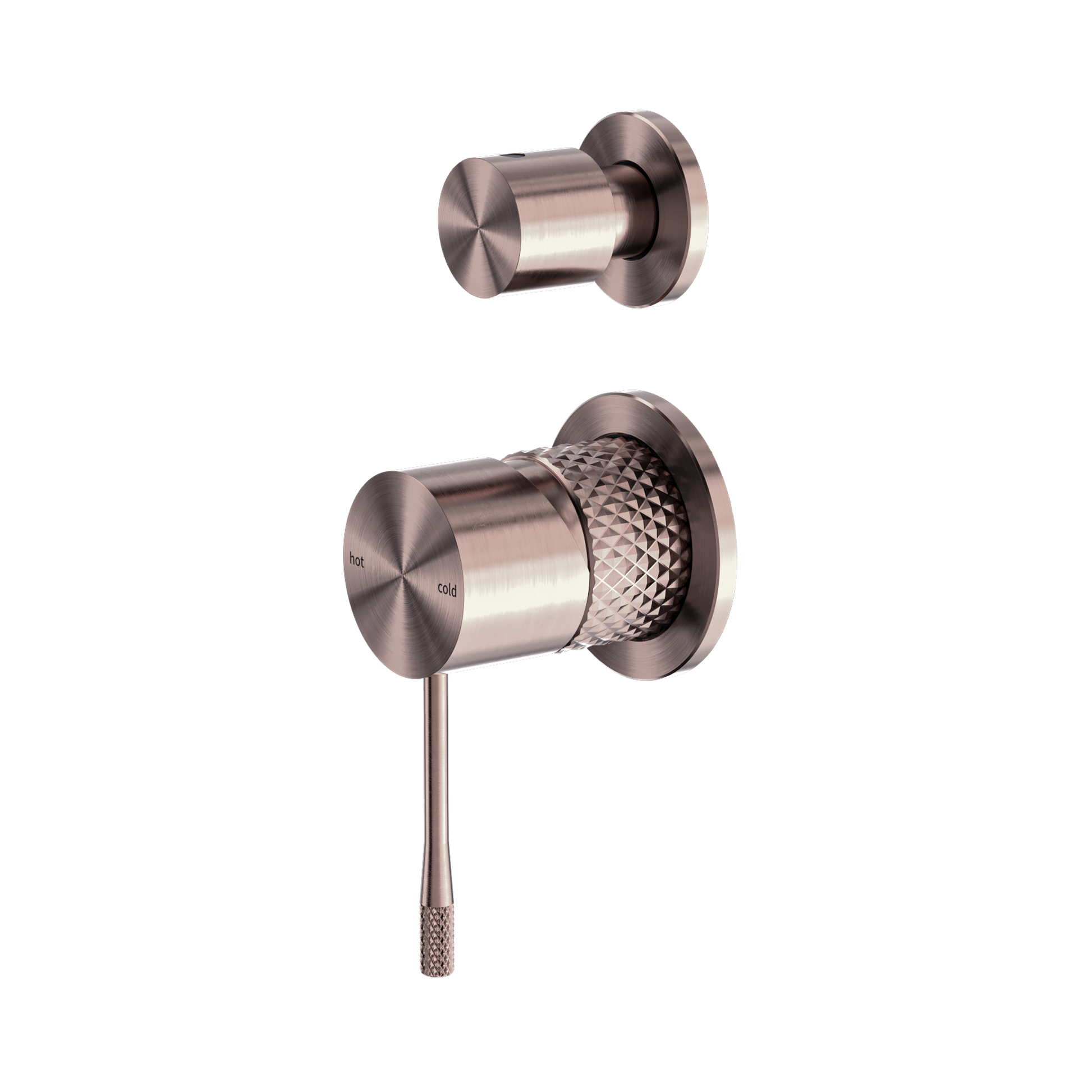 Nero Opal Diverter Mixer Separate Plate, Brushed Bronze
