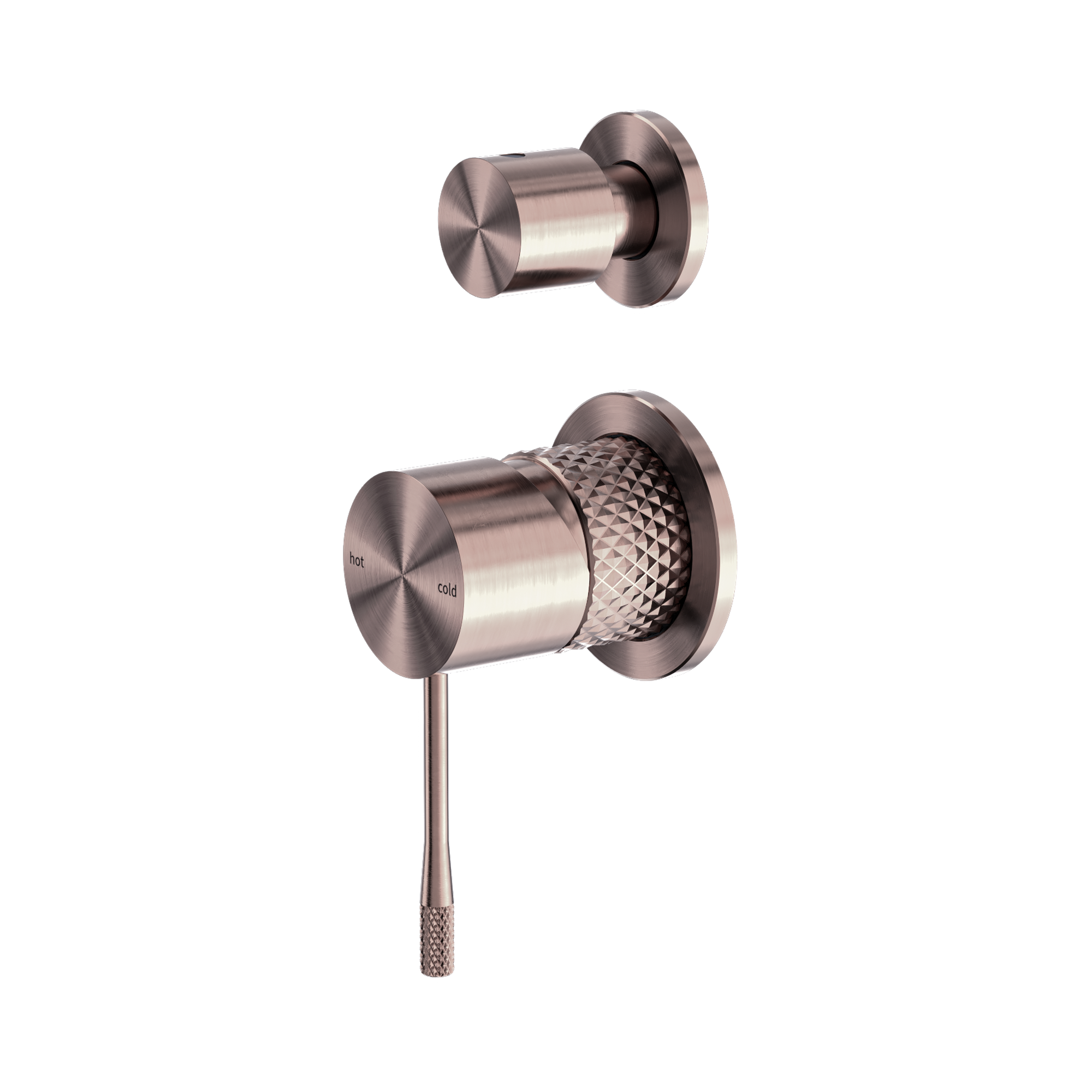 Nero Opal Diverter Mixer Separate Plate, Brushed Bronze