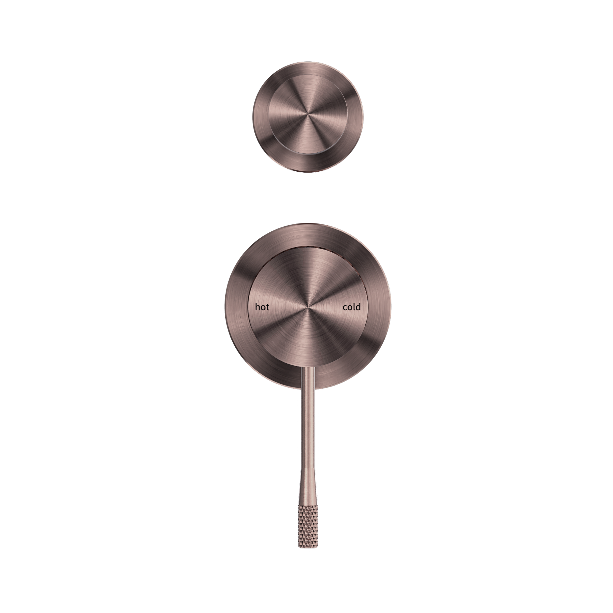 Nero Opal Diverter Mixer Separate Plate, Brushed Bronze