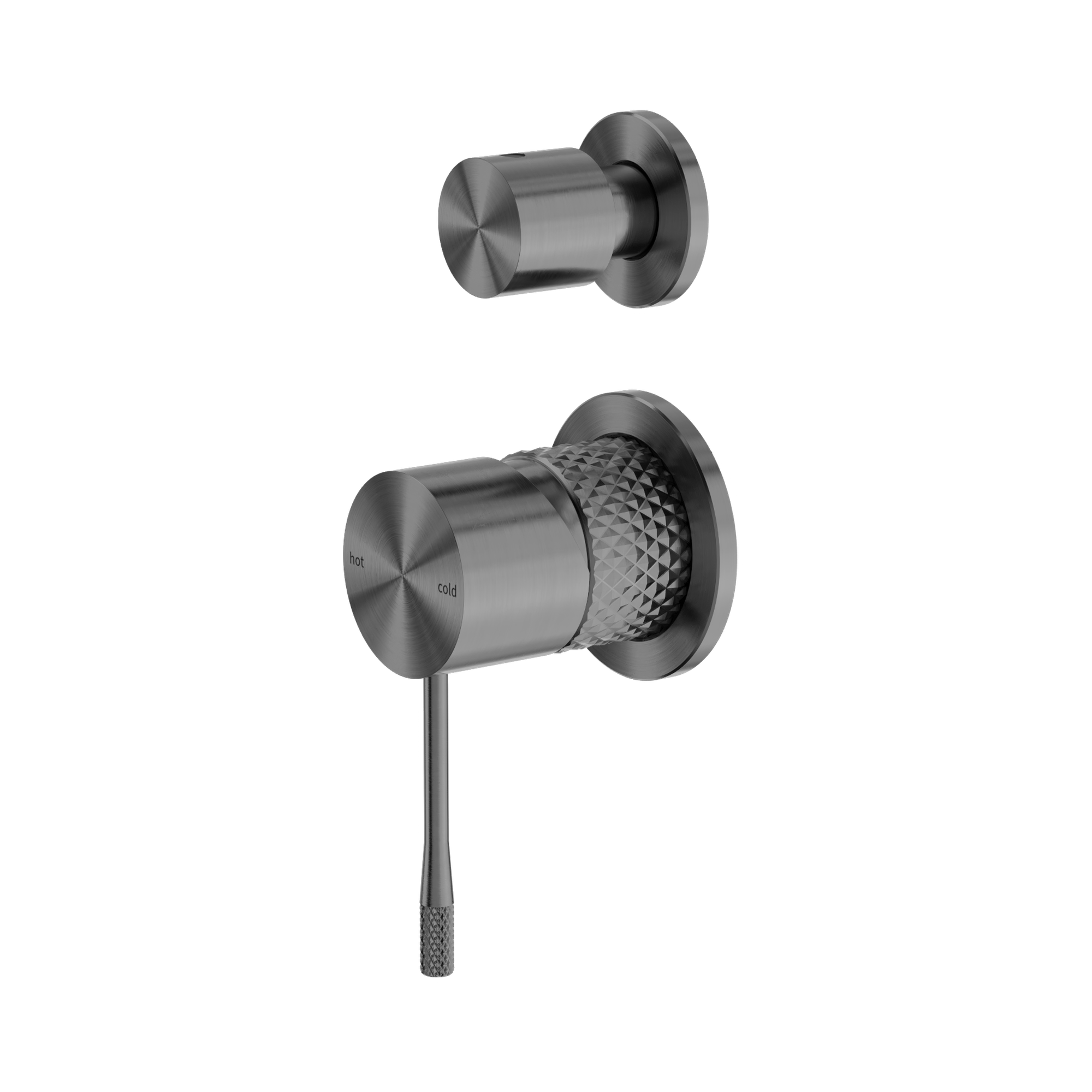 Nero Opal Diverter Mixer Separate Plate, Graphite