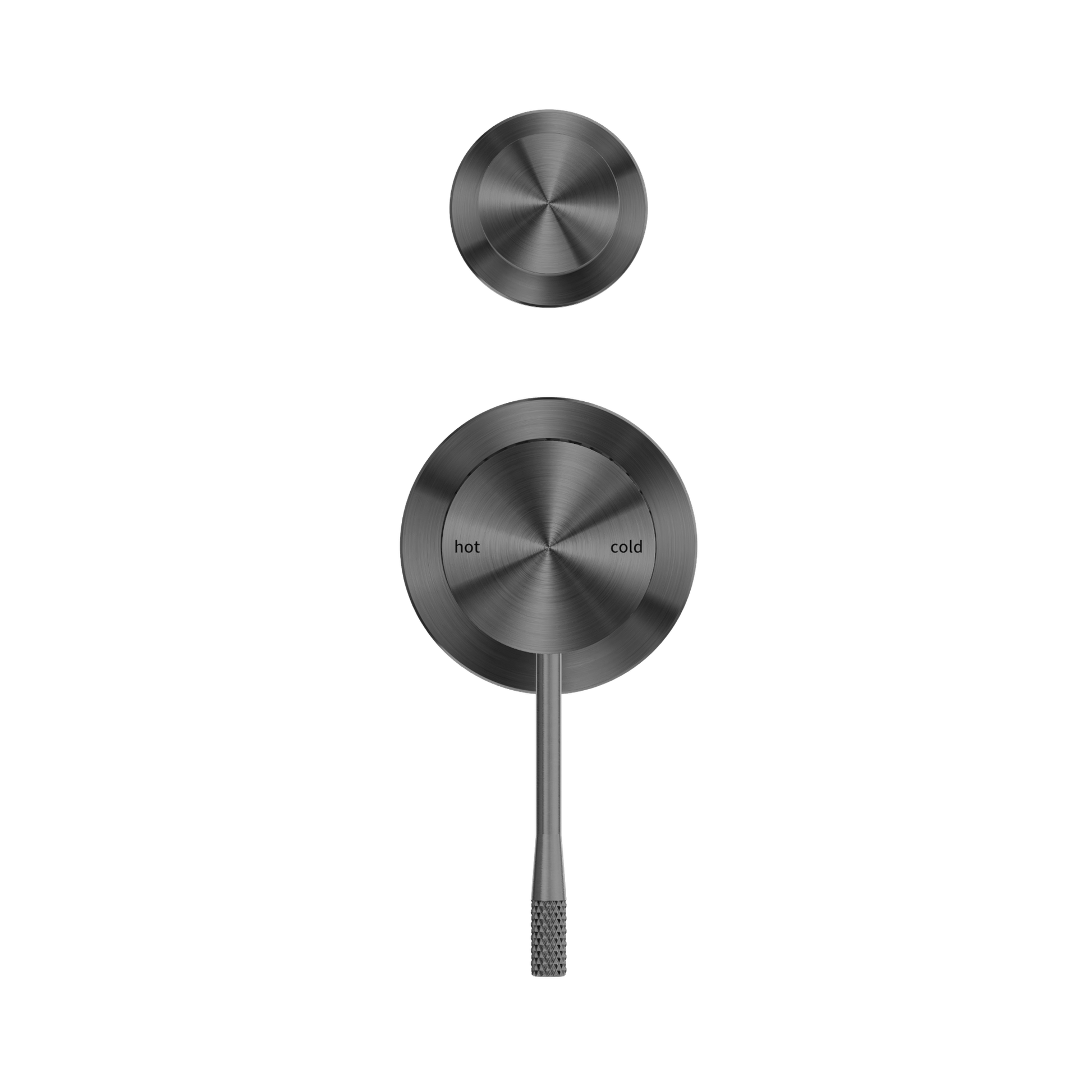 Nero Opal Diverter Mixer Separate Plate, Graphite