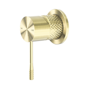 Nero Opal Wall/Shower Mixer 60mm Plate, Brushed Gold