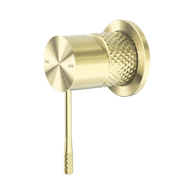 Nero Opal Shower Mixer 60mm Plate, Brushed Gold