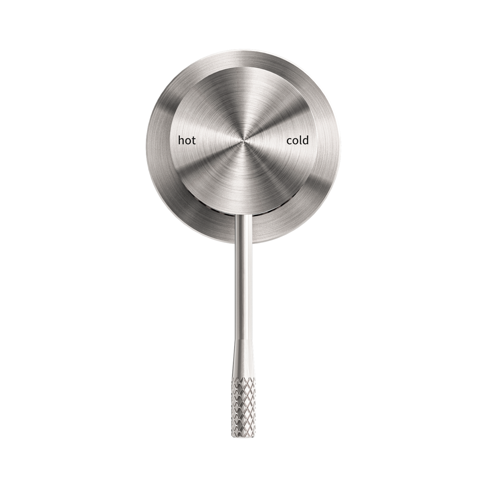 Nero Opal Wall/Shower Mixer 60mm Plate, Brushed Nickel