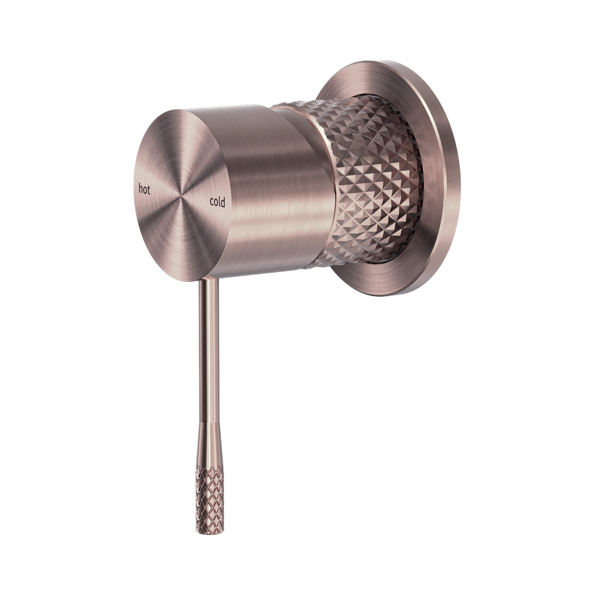 Nero Opal Wall/Shower Mixer 60mm Plate, Brushed Bronze