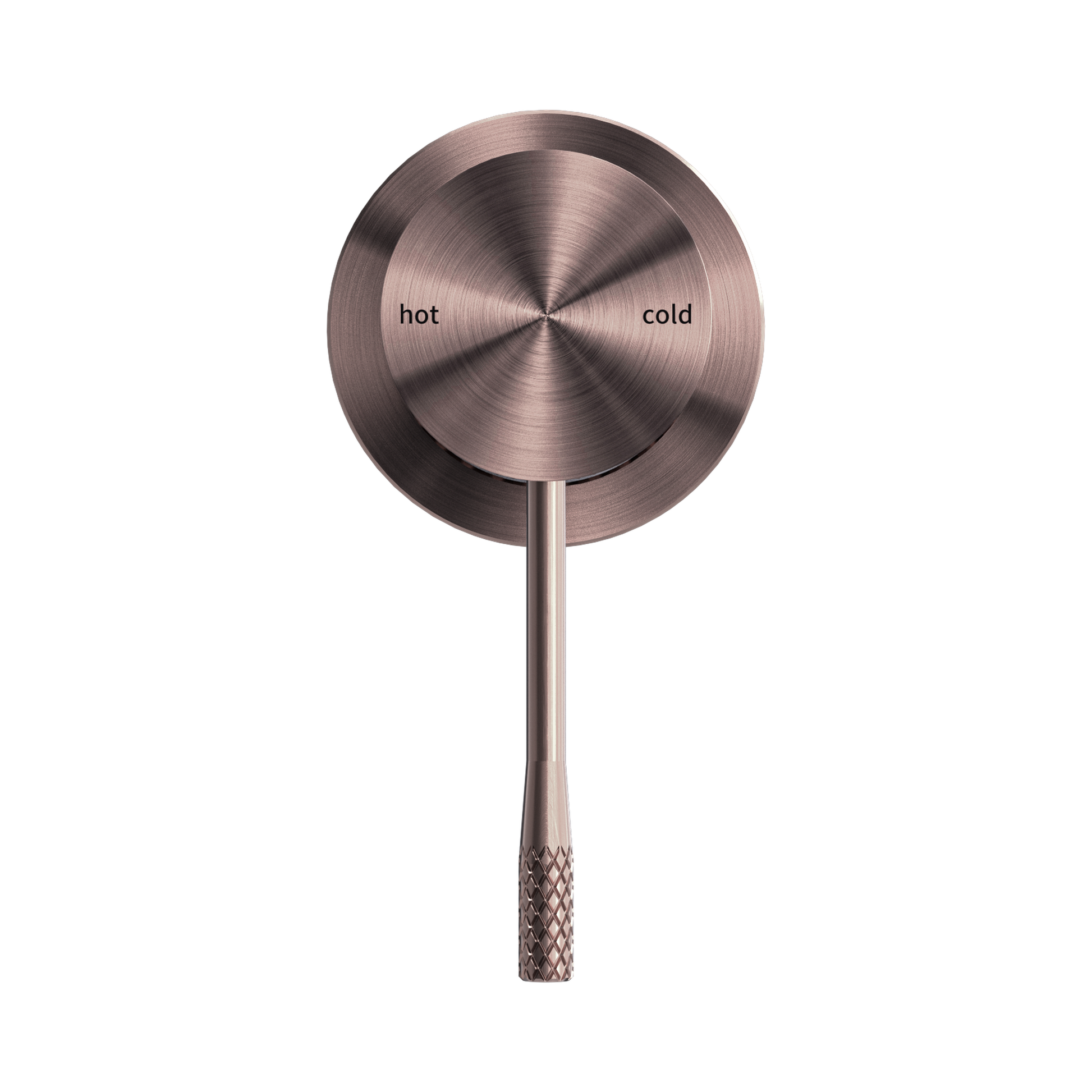 Nero Opal Wall/Shower Mixer 60mm Plate, Brushed Bronze