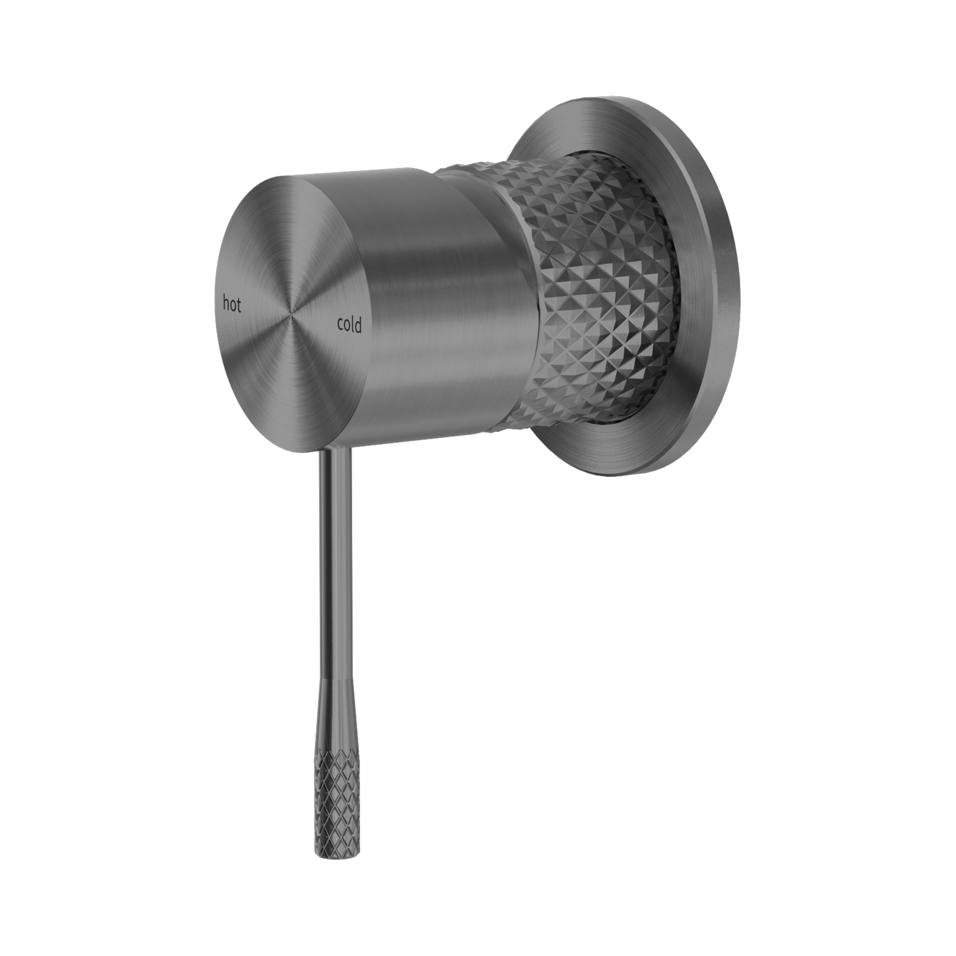 Nero Opal Wall/Shower Mixer 60mm Plate, Graphite
